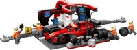 Photos - Construction Toy Lego F1 Pit Stop and Pit Crew with Ferrari Car 60443 