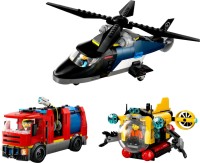 Photos - Construction Toy Lego Helicopter Fire Truck and Submarine Remix 60462 