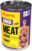 Photos - Dog Food Josera Meat Lovers Menu Junior Turkey 400 g 1