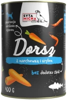 Photos - Dog Food Syta Micha Adult Canned Cod/Carrot 400 g 1