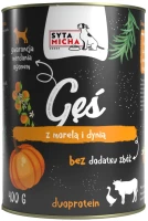 Photos - Dog Food Syta Micha Adult Canned Goose/Apricots 400 g 1