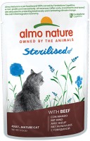 Photos - Cat Food Almo Nature Sterilised with Beef 50 g 