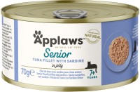 Photos - Cat Food Applaws Senior Canned Tuna Fillet with Sardine 70 g 