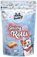 Photos - Cat Food BANDIT Juicy Rolls Salmon 40 g 