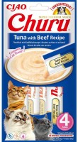 Photos - Cat Food INABA Churu Tuna/Beef 56 g 