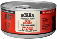 Photos - Cat Food ACANA Premium Pate Beef 85 g