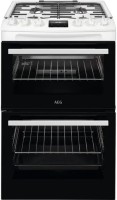 Photos - Cooker AEG CGX1130ACW white