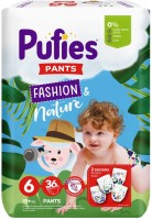 Photos - Nappies Pufies Fashion & Nature Pants 6 / 36 pcs 