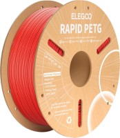 Photos - 3D Printing Material Elegoo Rapid PETG Red 1kg 1 kg  red