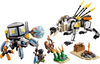 Construction Toy Lego Aloy and Varl vs Shell-Walker and Sawtooth 77037 