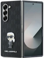 Photos - Case Karl Lagerfeld Saffiano Monogram Ikonik Pin for Galaxy Z Fold6 