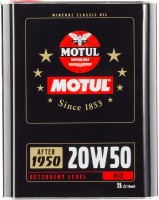 Photos - Engine Oil Motul Classic Oil 20W-50 After 1950 2 L