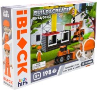 Photos - Construction Toy iBlock Construction Site with a Crane KH53/003/2 