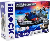 Photos - Construction Toy iBlock Special Task Force Motorboat KH42/003/4 