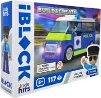 Photos - Construction Toy iBlock Police Minibus KH41/002/4 