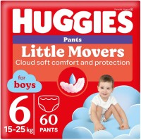 Photos - Nappies Huggies Little Movers Pants For Boys 6 / 60 pcs 