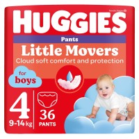 Photos - Nappies Huggies Little Movers Pants For Boys 4 / 36 pcs 