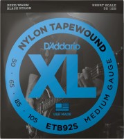 Strings DAddario XL Nylon Tapewound Bass Short Scale 50-105 