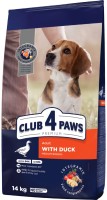 Photos - Dog Food Club 4 Paws Adult Medium Breeds Duck 14 kg 