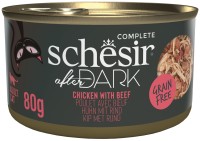 Cat Food Schesir After Dark Chicken/Beef Canned 80 g 