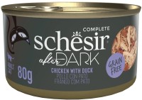 Cat Food Schesir After Dark Chicken/Duck Canned 80 g 