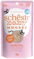 Cat Food Schesir Baby Salmon/Chicken Pouch 70 g 