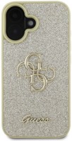 Photos - Case GUESS Glitter Script Big for iPhone 16 