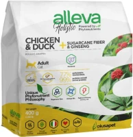 Photos - Cat Food Alleva Adult Holistic Neutered Chicken/Duck  400 g