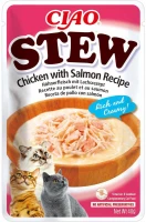 Photos - Cat Food INABA Ciao Stew Chicken/Salmon Recipe 40 g 