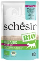 Photos - Cat Food Schesir Bio Kitten Chicken Pouch 85 g 