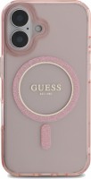 Photos - Case GUESS IML Glitter Circle MagSafe for iPhone 16 