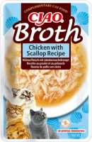 Photos - Cat Food INABA Ciao Broth Chicken/Scallop 40 g 