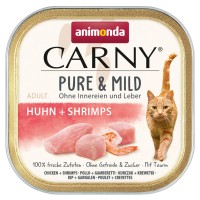 Photos - Cat Food Animonda Adult Carny Pure&Mild Chicken/Shrimps 100 g 