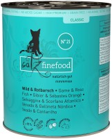 Photos - Cat Food Catz Finefood Classic Canned Game/Rose Fish  800 g