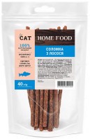 Photos - Cat Food Home Food Treats Straw Salmon 40 g 