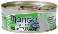 Photos - Cat Food Monge Delicate Adult Chicken/Asparagus 80 g 