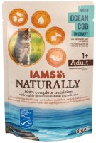 Photos - Cat Food IAMS Naturally Adult Ocean Cod in Gravy 85 g 