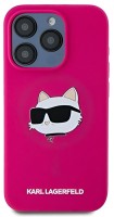 Photos - Case Karl Lagerfeld Silicone Choupette Head Print MagSafe for iPhone 15 Pro Max 