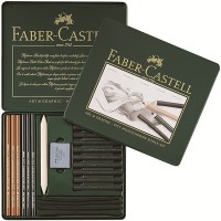 Photos - Pencil Faber-Castell Pitt Monochrome Charcoal Set of 22 