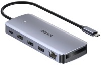 Photos - Card Reader / USB Hub Unitek 6-in-1 USB-C Hub with M.2 SSD Enclosure 