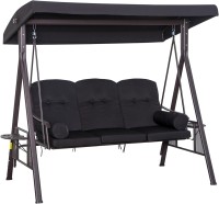 Photos - Canopy Swing Outsunny 3 Seater Garden Swing Chair Patio Swing Bench w/ Cup Trays