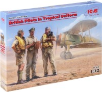 Photos - Model Building Kit ICM British Pilots in Tropical Uniform (1939-1943) (1:32) 