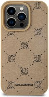 Photos - Case Karl Lagerfeld Karl Heads Pattern Magsafe for iPhone 15 Pro 