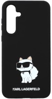 Photos - Case Karl Lagerfeld Silicone Choupette Metal Pin for Galaxy A55 