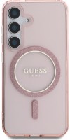 Photos - Case GUESS IML Glitter Circle MagSafe for Galaxy S25 