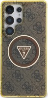 Photos - Case GUESS Glitter Triangle Buttons MagSafe for Galaxy S25 Ultra 