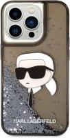 Photos - Case Karl Lagerfeld Glitter Karl Head for iPhone 14 Pro 