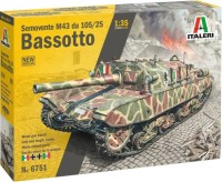 Photos - Model Building Kit ITALERI Semovente M43 da 105/25 Bassotto (1:35) 