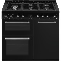 Photos - Cooker Smeg Classica CX103GMBL black