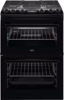 Photos - Cooker AEG CGX6130ACB black